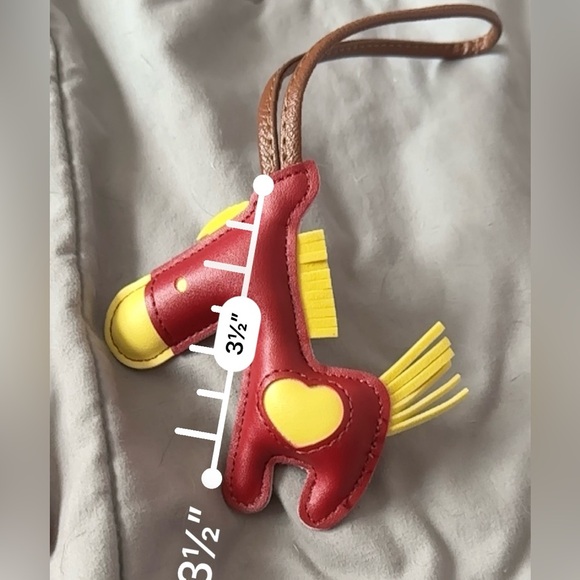 Leather Tassel Pony Keychain Sewn Horse bag chains (3 pack) - Picture 7 of 8